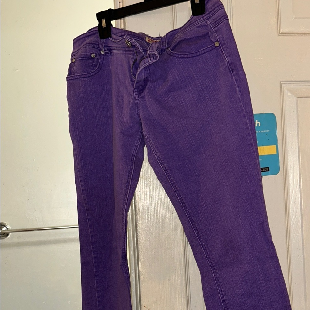 Vibrant Purple Skinny Jeans for Women